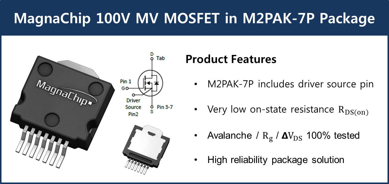 MagnaChip Targets e-Bike Market with High-Performance MOSFET